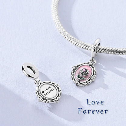 New IN 925 Sterling Silver Charms Beads Headphones Snail Fox Rose Pendant Jewelry Fit Original Bracelet For Women DIY Gift