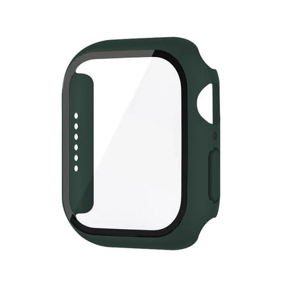 Glass+Cover For Apple Watch case 8 7 9 45mm 41mm 44mm 38 42mm iWatch Accessorie Screen Protector Apple watch series 6 SE 5 40mm