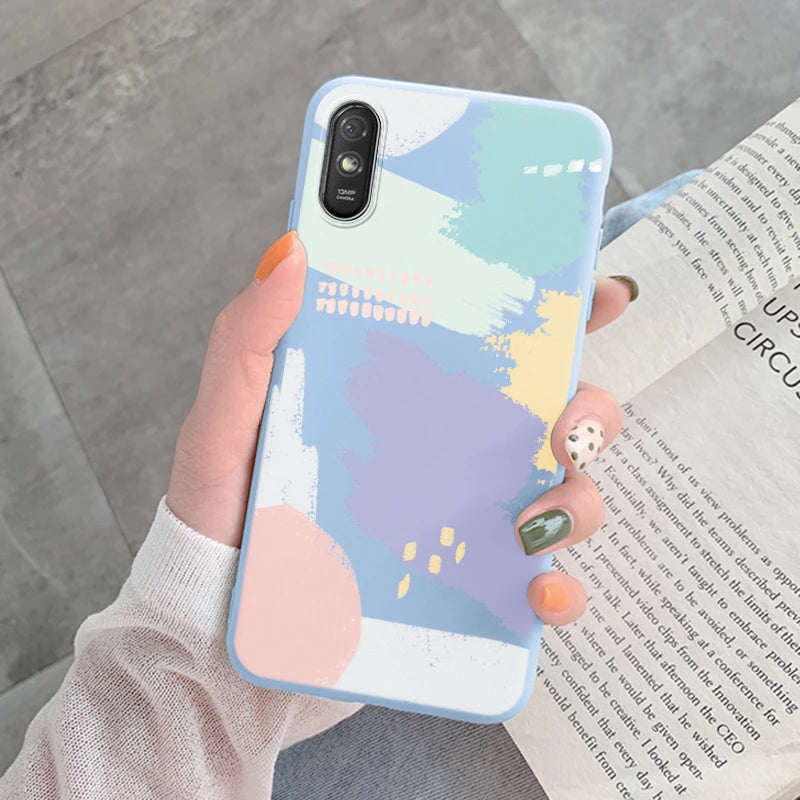For Redmi 9AT 9A 9at Back Cover Protective Case Soft Silicone Cute Cartoon Cat Frog Funda Phone Case For Xiaomi Redmi 9C 13C 14C