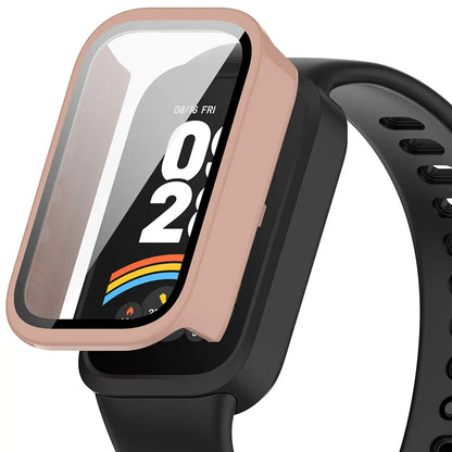 Hard PC Case Glass For Xiaomi Mi Band 9 Active Smart Watchband Screen Protector Bumper Shell for Redmi Band 3 Miband 9 Active
