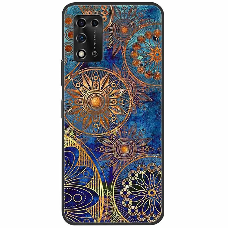 For ZTE Libero 5G II Case Marble Soft Silicone Protective Back Covers for ZTE Libero 5G III A202ZT 2022 5GIII Flower Coque TPU