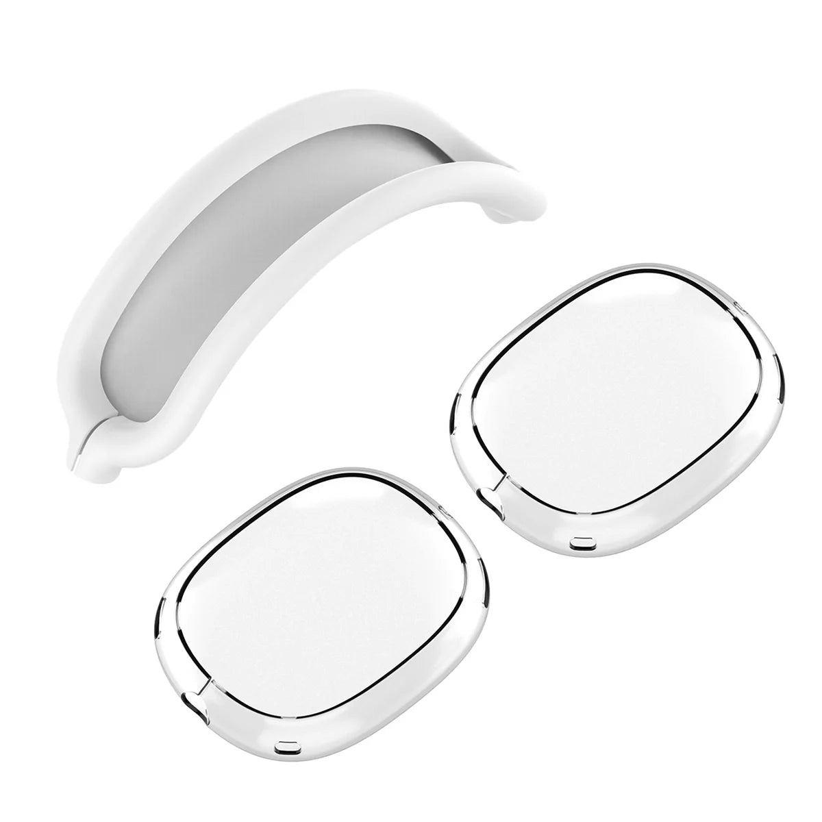 For AirPods Max Transparent Case Soft TPU Anti-Scratch Cover Sleeve Protective Cases For Apple AirPods Max Headphone Accessories