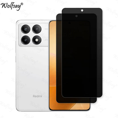 Anti-Spy Tempered Glass For Xiaomi Poco X6 Pro Privacy Screen Protector For Poco X6 F5 F6 M6 Pro Glass For Poco X6 Pro 5G Glass