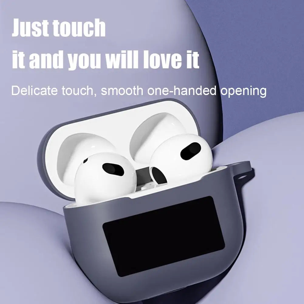 Wireless Earphones protective case Bluetooth 5.4 Touch Screen  PIXFAB A9 PRO Silicone anti-fall soft shell