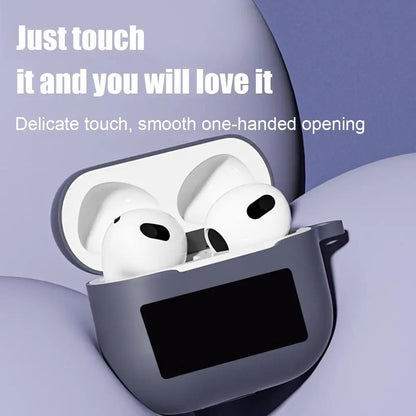 Wireless Earphones protective case Bluetooth 5.4 Touch Screen  PIXFAB A9 PRO Silicone anti-fall soft shell