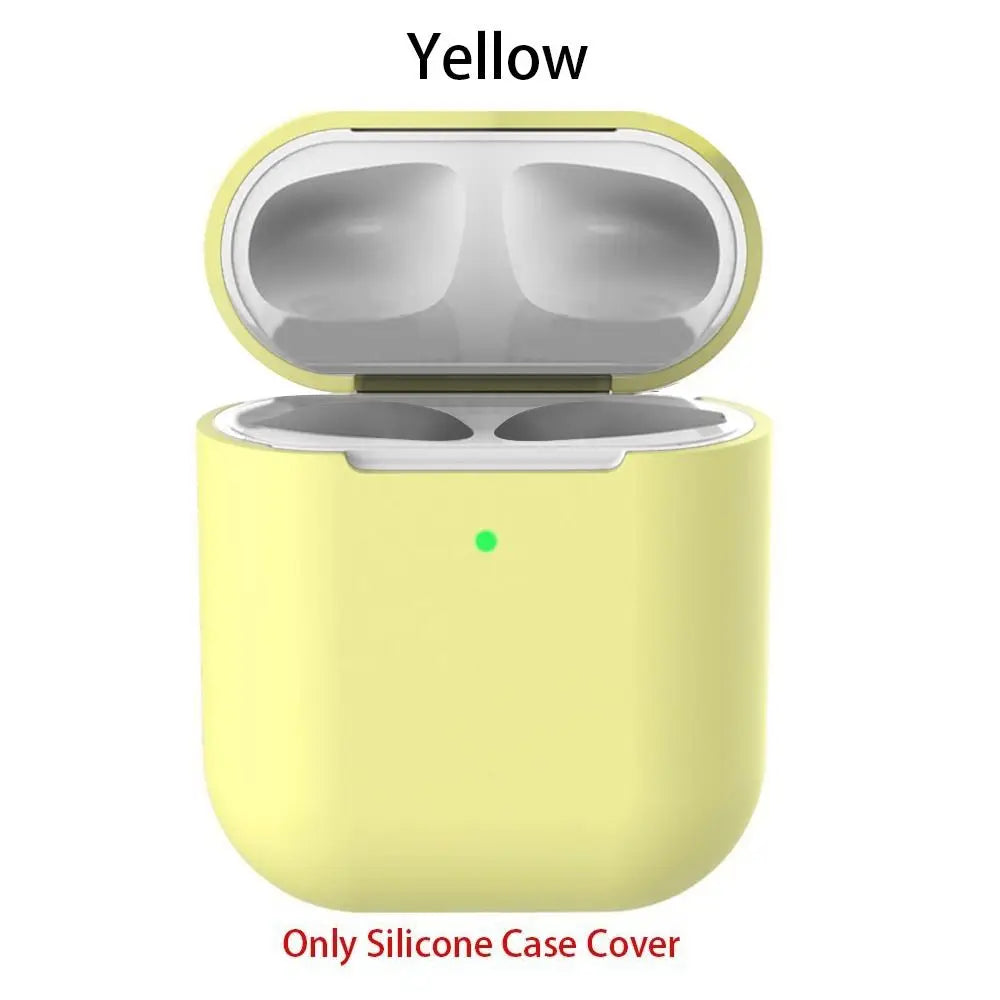 New Ultra Thin Slim Silicone Case Cover Wireless Earphones Pouch Protective Skin Sleeve Protector For Airpods 2