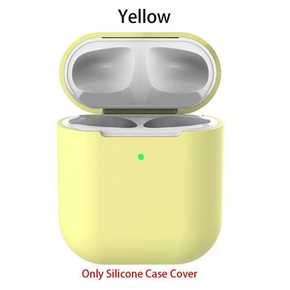 New Ultra Thin Slim Silicone Case Cover Wireless Earphones Pouch Protective Skin Sleeve Protector For Airpods 2