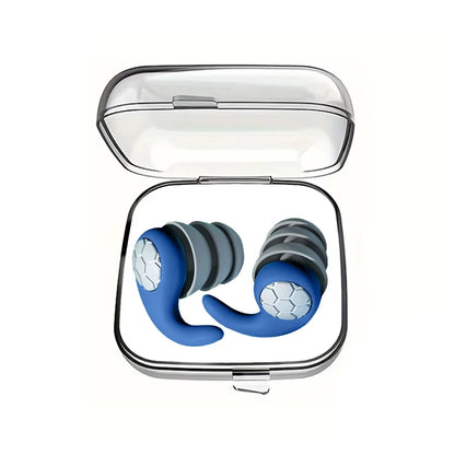 Silicone Sleeping Ear Plugs Three-Layer Noise Reduction Waterproof Earplug Professional Soundproof Earplug Earplugs For Swimming