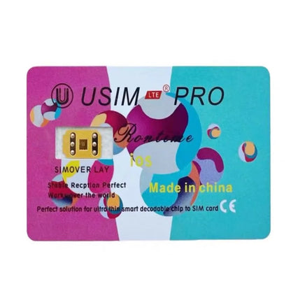 Newest version Usim LTE 2025 new Usim pro V20.30 with QPE ESIM for ip6 to 16promax
