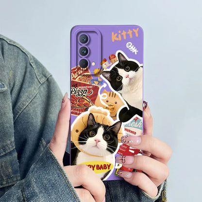 For Realme GT Master Phone Case GTmaster Edition RMX3363 RMX3360 Casing Soft Silicone Sweet Painted Fashion Flower Printed Cover
