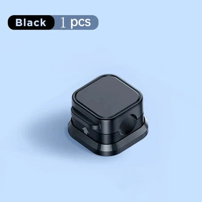 1/3/6 PCS Magnetic Cable Organizer Cable Clips Management Wire Keeper Wall Data Cable Winder Adjustable Cord Holder Under Desk