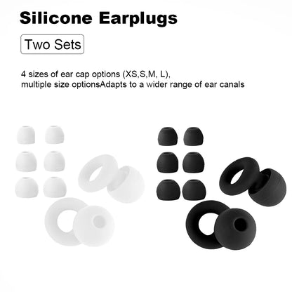 Concert Ear Plugs, High Fidelity Noise Cancelling Silicone Ear Plugs, Reusable Ear Plugs for Musicians, , Focus and Sleep