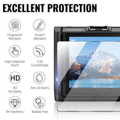 1-3PCS Tempered Glass for Nikon ZR, Premium Screen Protector Durable HD Anti-scratch & Anti-fingerprint Film Accessories