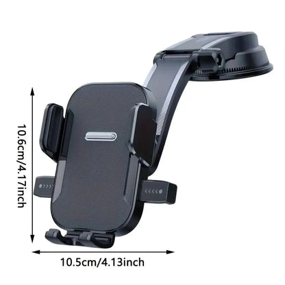 Universal Car Phone Holder Suction Cup Dashboard & Air Vent 360° Rotation Adjustable Mount for iPhone Android GPS Navigation
