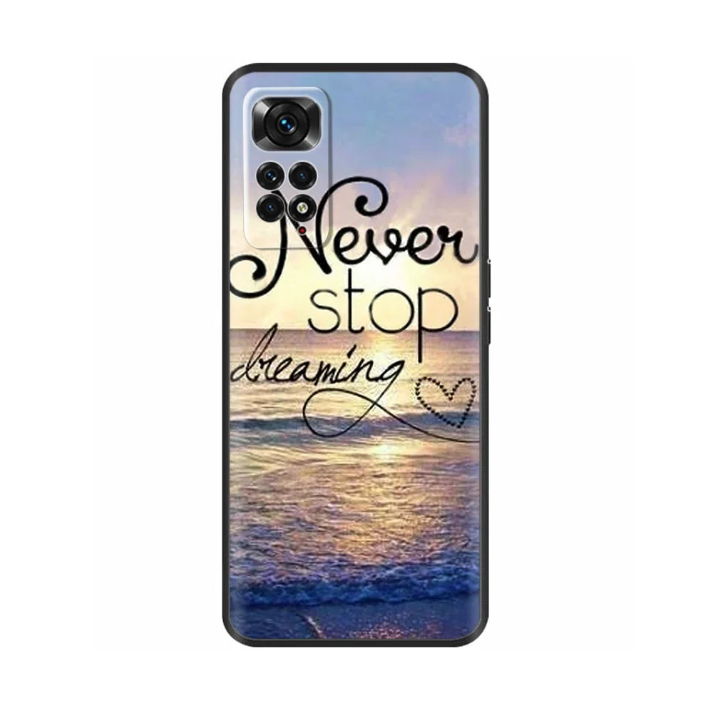 For Xiaomi Redmi Note 11 Pro Case Soft TPU Silicone Phone Back Cover Para For Xiaomi Redmi Note 11s Note11 Note 11Pro 11 s Cases