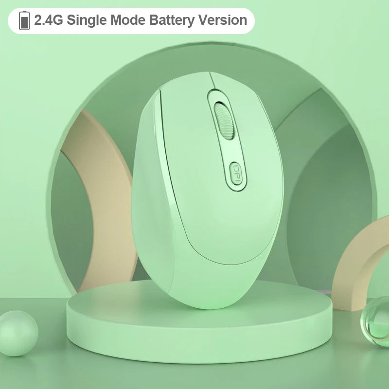 Wireless Mouse, 2.4G Ergonomic Optical Mouse, Computer Mouse for Laptop, PC,Chromebook,Notebook,Rechargeable Small Cordless Mice