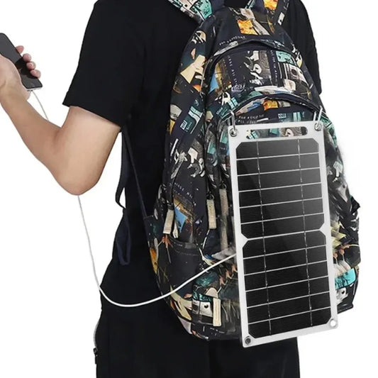 Portable Battery Mobile Phone Charging Bank Charging Panel 6.1V 35W Solar Panel With USB Waterproof Outdoor Hiking And Camping