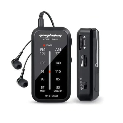BC-R21/961/962 Mini Radio AM FM Battery Operated Portable Radio Best Reception Longest Lasting For Running Walking Home Soundbox