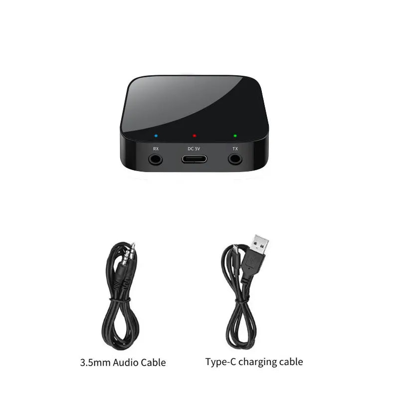 KEBIDUMEI Bluetooth 6.0 Receiver and Transmitter 3.5mm AUX Wireless Audio Adapter Bluetooth Transmitter for Car PC TV Headphones