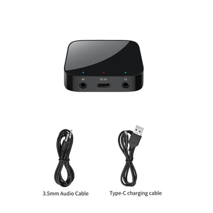 KEBIDUMEI Bluetooth 6.0 Receiver and Transmitter 3.5mm AUX Wireless Audio Adapter Bluetooth Transmitter for Car PC TV Headphones