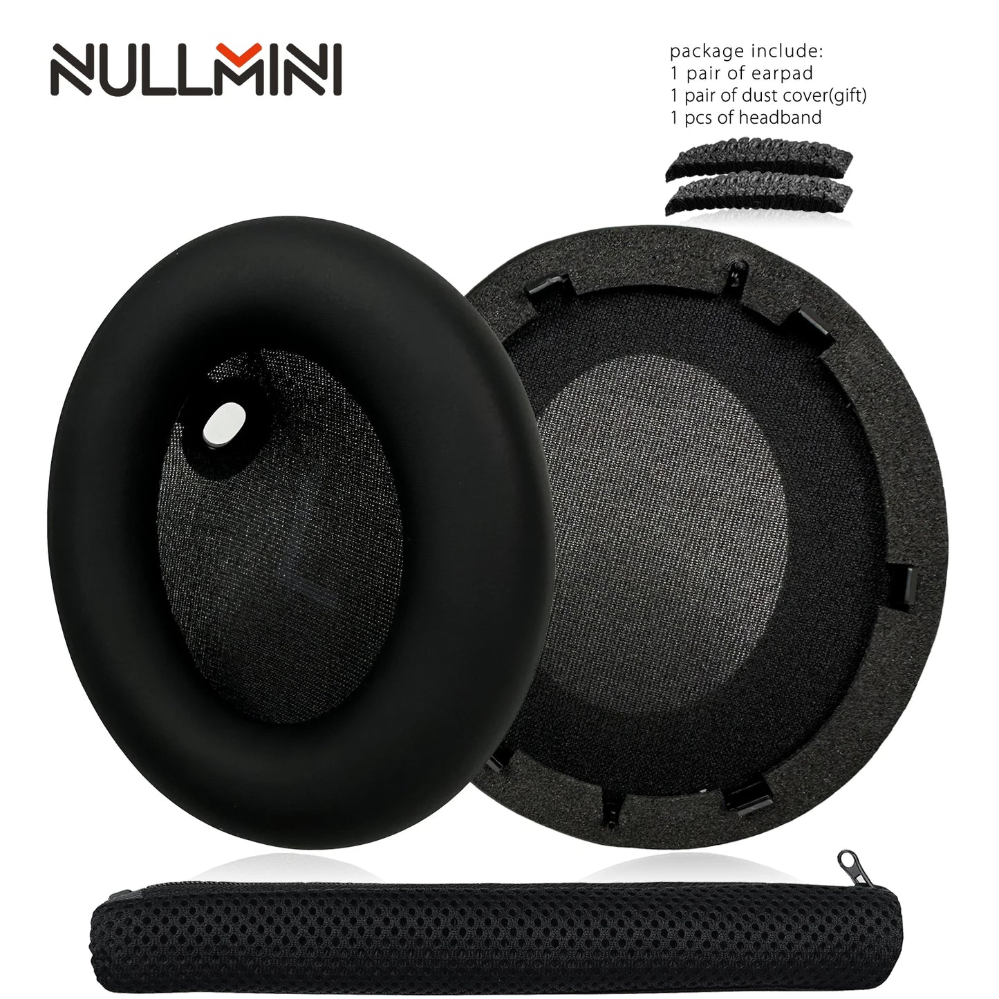 NullMini Replacement Earpads for Anker Soundcore Space One, S1, S-1 Headphones Headband Ear Cushion Earmuff Sleeve Headset