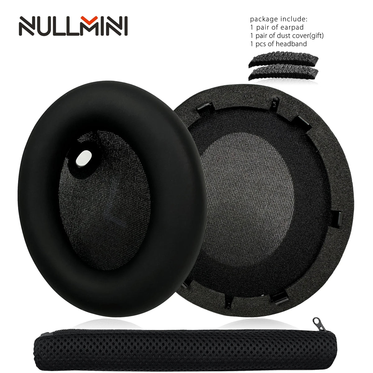 NullMini Replacement Earpads for Anker Soundcore Space One, S1, S-1 Headphones Headband Ear Cushion Earmuff Sleeve Headset