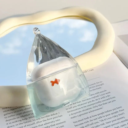 Transparent Liquid Silicone Cute Fish Anti Drop Wireless Bluetooth Earphone Case for Airpods Pro 2/Pro/4/3 Fashion Earphone Case
