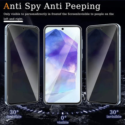 Privacy Screen Protector for Samsung A55 A56 A36 A26 A15 A14 A13 A06 A54 A53 A52 A33 A34 A35 A25 A22 A32 A01 A03 A02 A05 Glass