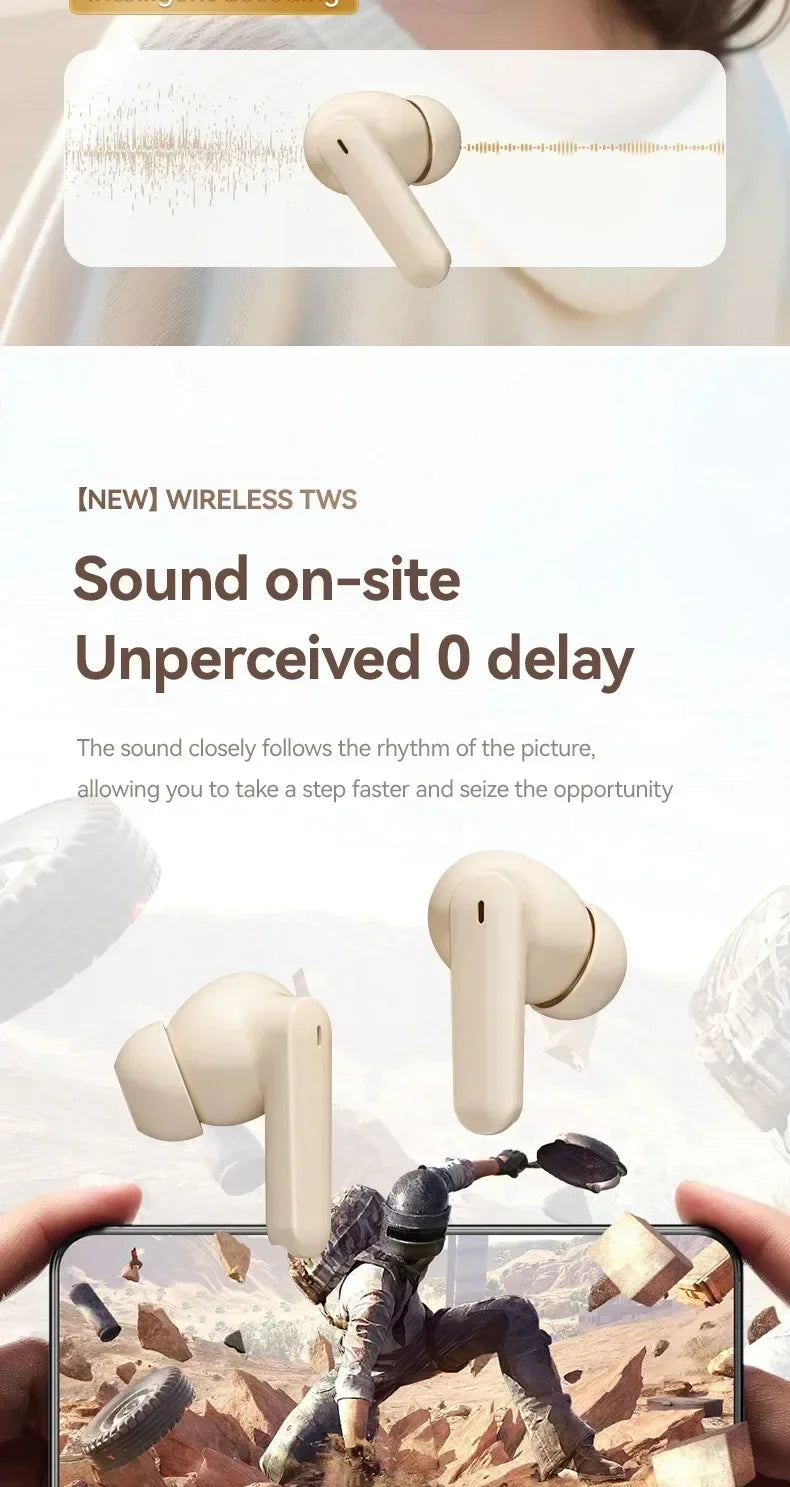 S510 Bluetooth  Wireless Touch Control Headphones HiFI Stereo Waterproof Earphone TWS Sports LED Display Headset with Microphone