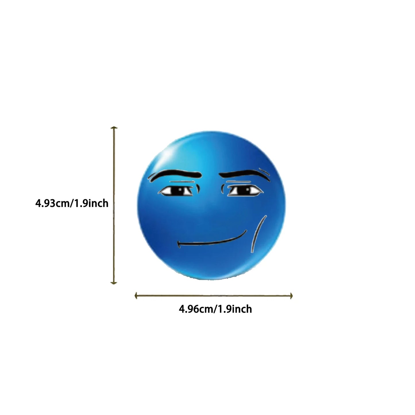 58pcs Robloxs Face -Winning Smile-Chicken Nugget Meme Series Cartoon Waterproof Decorative Water Cup Phone Case Stickers