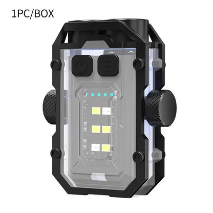Super Bright Powerful Pocket Torch Light LED Multifunctional Linterna Magnetic COB LED EDC Mini Keychain Flashlight Rechargeable