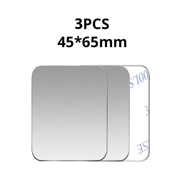 Magnetic Metal Plate Sticker Rings For Car Phone Holder Universal Iron Sheet Disk Sticker Mount Mobile Phone Holder Magnet Stand