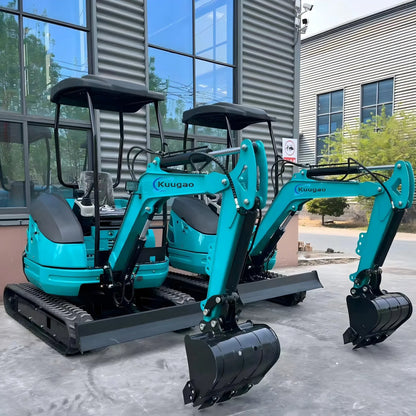Mini Excavator 2 ton 2.5 ton Free Shipping CE Mini Bagger Mini Digger Kubota Engine Customized Crawler Farm Excavators Garden