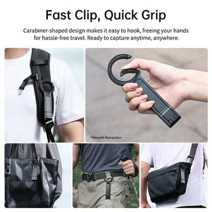 Ulanzi MA30 Magsafe Phone Tripod Dual-sided Magnetic Phone Holder Phone Stand for Iphone 16 15 Outdoor Travel Vlog LiveStreaming