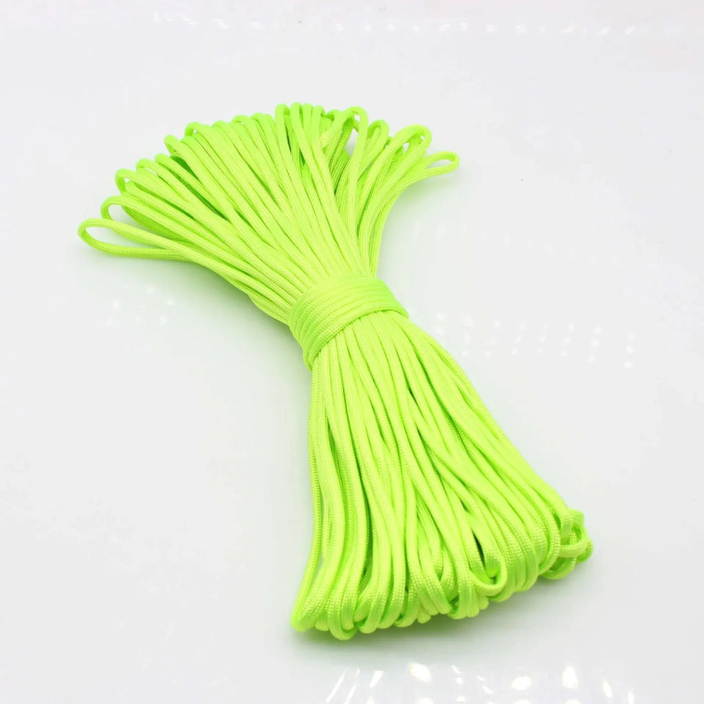 30M Paracord Outdoor Camping, Survival Lanyard, Parachute Rope, Walking Tent Accessories