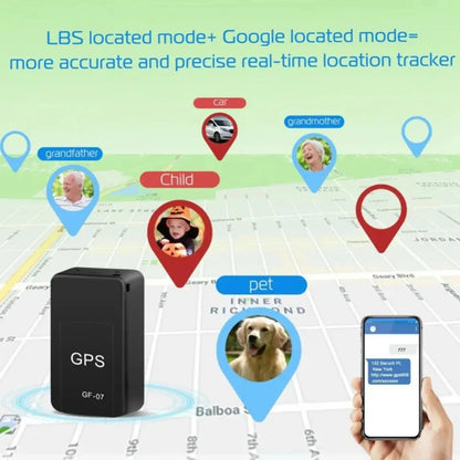 Mini Gf-07 Gps Tracker Car Bike Bicycle Pets Children Real Time Tracking Positioner Strong Magnetic Anti-Lost Locator