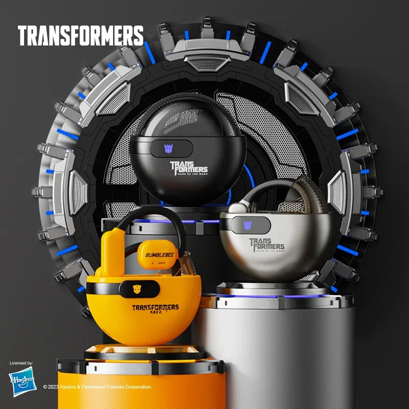 Original TRANSFORMERS TF-T09 Bluetooth 5.4 OWS Ear Hook Earphones Long Endurance  Headphones Fashion Sport Gaming Earbuds