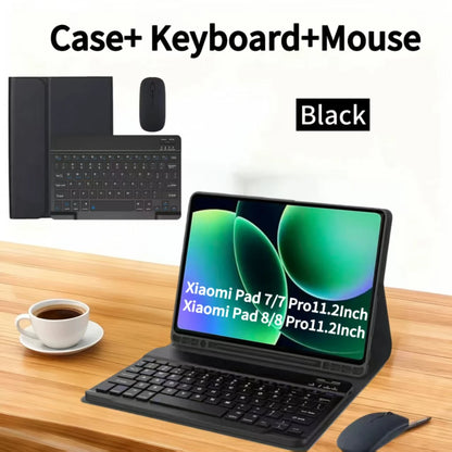 Case for Xiaomi Pad 7 /8 11.2" Bluetooth keyboard case for Xiaomi Pad 7/8 Pro 11.2 " Wireless Bluetooth Removable keyboard Case