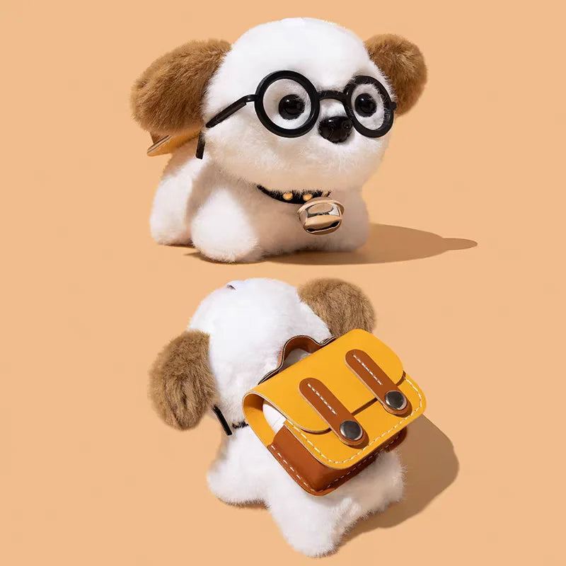 For AirPods 4 3 2 1 Pro 2 Earphone Case 3D Cartoon Plush Bear Capybara Headphone Box Stuffed Toy Backpack Cover