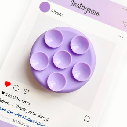 Silicone Suction Cup Phone Holder With Grip Fixture Suction Pad Non Slip Stand Finger Ring Holder Phone Sockets Poppings Griptok