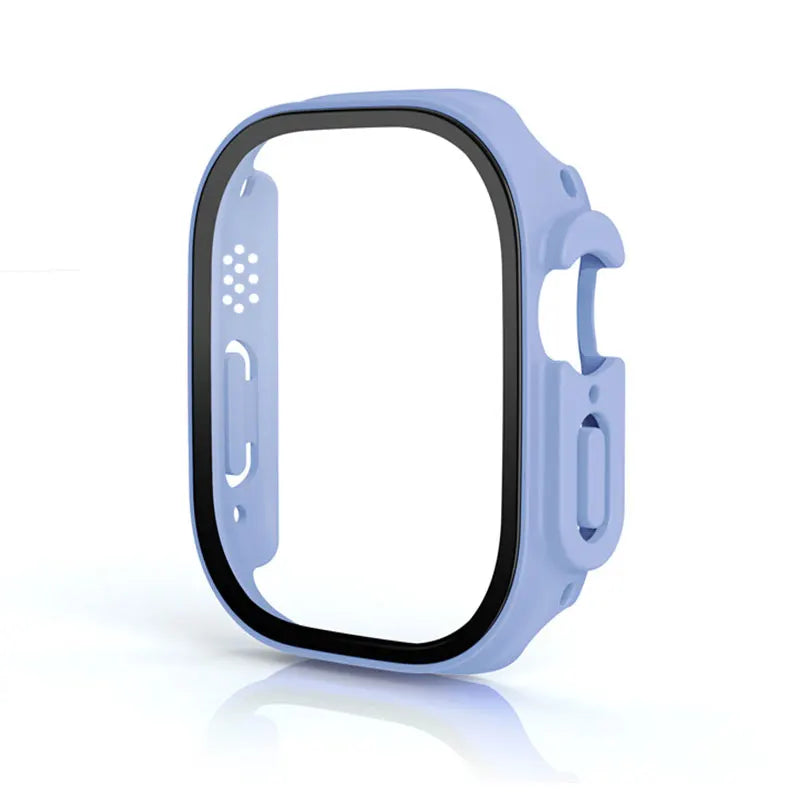 Glass+case For Apple Watch Ultra 49mm strap smartwatch PC Bumper+Screen Protector Tempered Cover iwatch series band Accessories