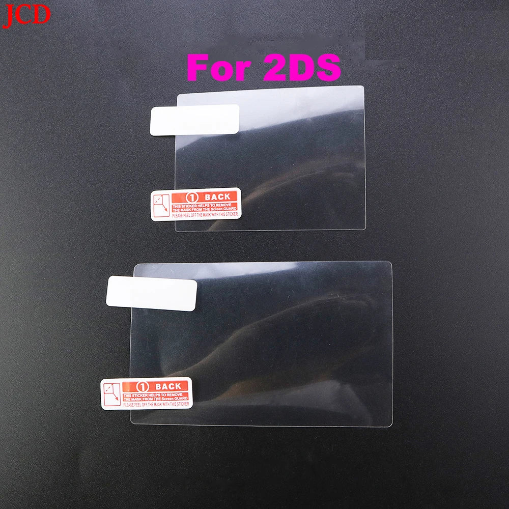 JCD 1pcs Top Bottom HD Clear Protective Film For GB GBA GBC GBA SP DSL NDSL For 2DS New 3DS XL LCD Screen Protector