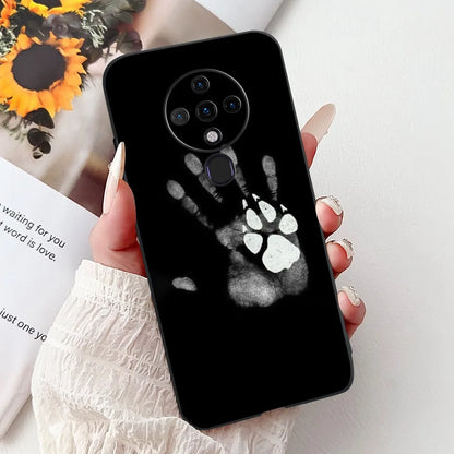 6.8'' For Tecno Spark6 KE7 Back Cover For Techno Spark 6 Case Shockproof Luxury Cute Cartoon Funny Cool Silicone Bumper Funda