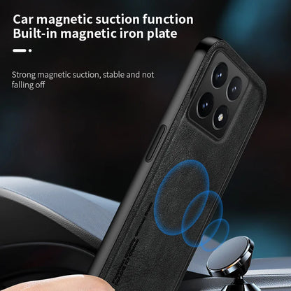 For Xiaomi 14T Back Cover Skin Feel Shockproof Magnetic Phone PU Leather Case Soft Fundas For Xiaomi 14T Pro