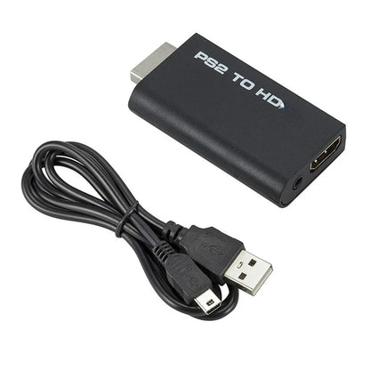 PS2 to Hdmi-Compatible Converter Adapter Audio And Video With 3.5mm Audio Port Supports Pc All Ps2 480i 480p 576i Display Modes