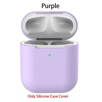 New Ultra Thin Slim Silicone Case Cover Wireless Earphones Pouch Protective Skin Sleeve Protector For Airpods 2