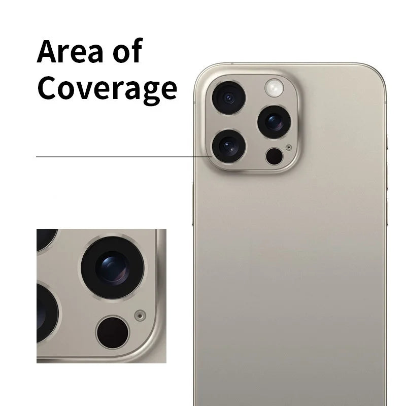 1pcs Metal Rear Camera Lens Protector for iPhone 15 Pro Max 15Plus 15Pro Aluminum Lens Cover Screen Protector Lens Ring Case
