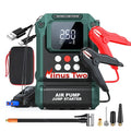 2000A Portable Power Station: Car Jump Starter with 180PSI Air Pump, Dual USB Power Bank & Emergency Booster Kit.