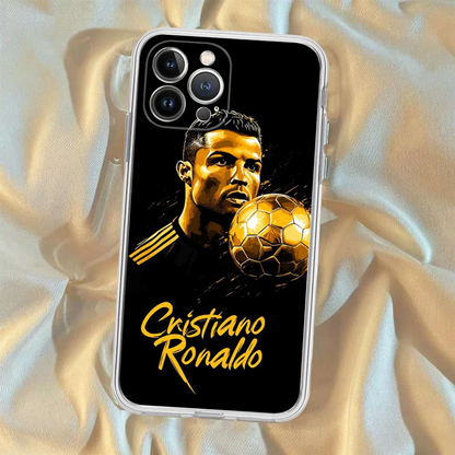 FOOTBALL Cr7 R-Ronaldo Phone Case For IPhone 16 15 8 7 6 6S Plus X SE XR XS 14 11 12 13 Mini Pro Max Mobile Case