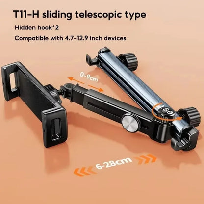 Eary Car Headseat Magnetic Tablet Holder Phone Stand Back Rear Seat Car Accessories 360°Rotatable Foldable Bracket for iPad Pro